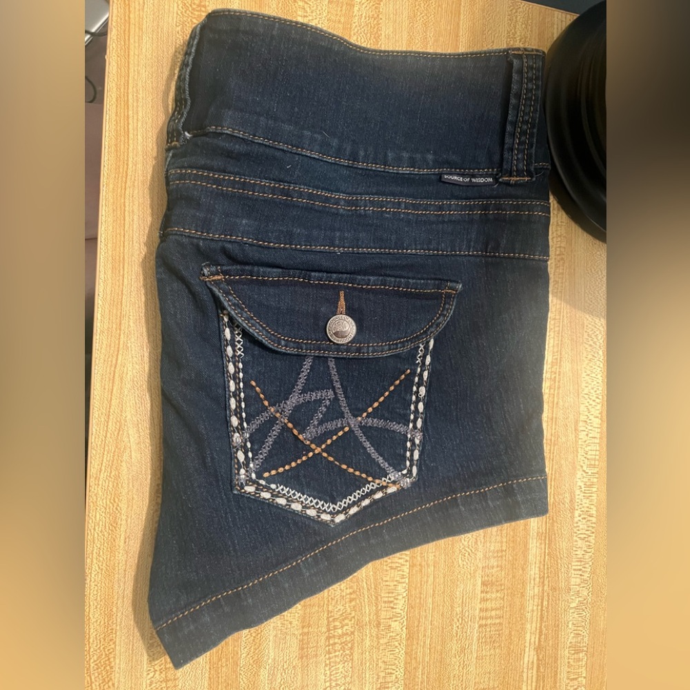 Source Of Wisdom Plus Size Women’s Denim Shorts S… - image 1